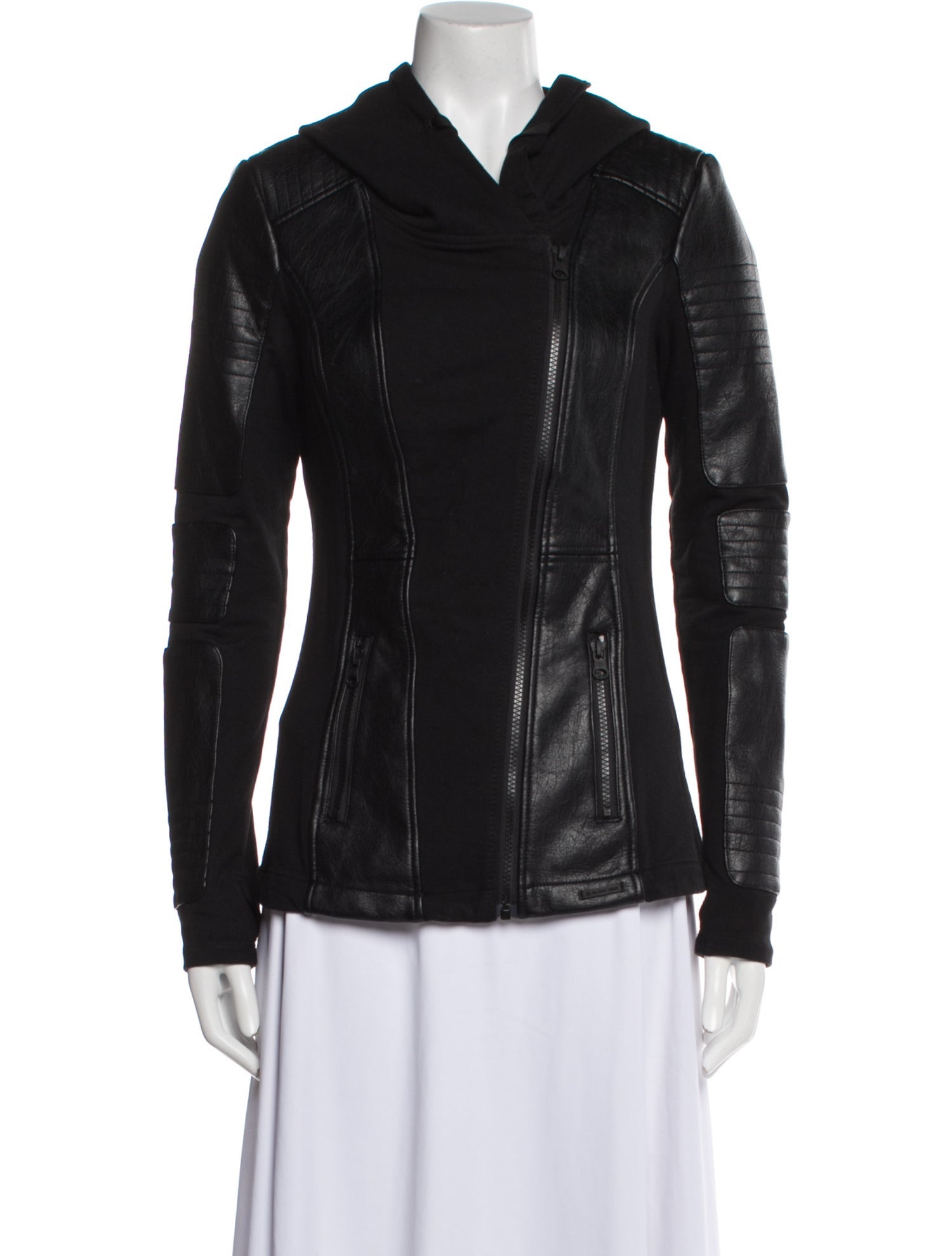 Blanc Noir Leather Biker Jacket