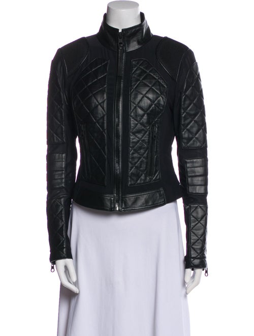 Blanc Noir Leather Biker Jacket