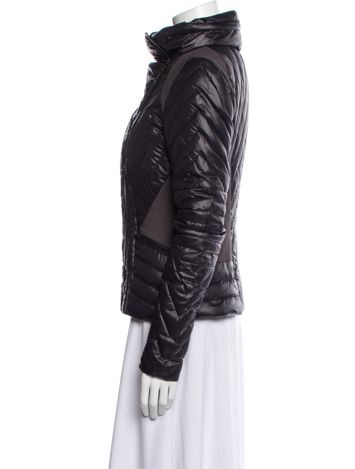 Blanc Noir Nylon Down Jacket