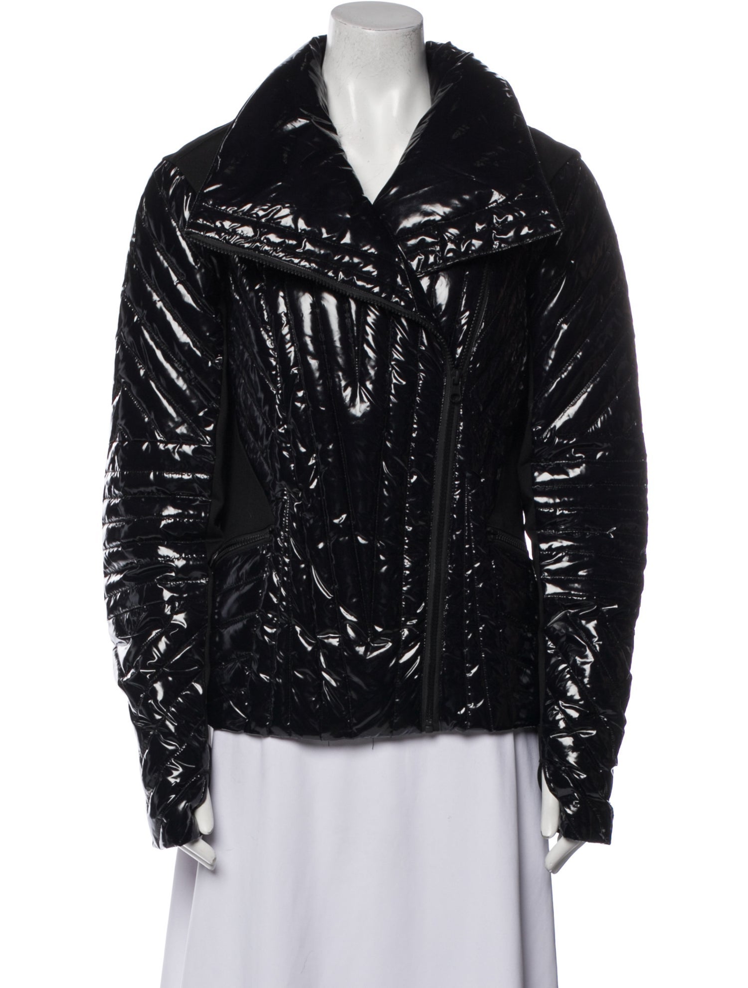 Blanc Noir Nylon Down Jacket