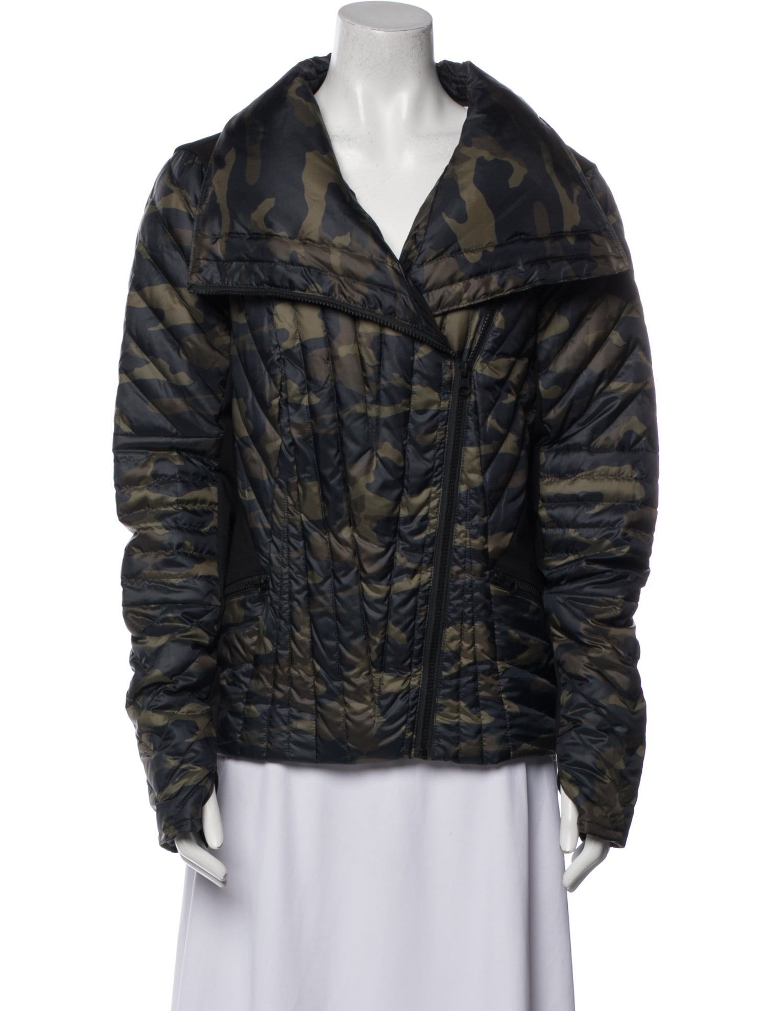 Blanc Noir Printed Down Jacket
