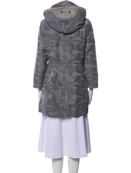 Blanc Noir Camouflage Print Parka