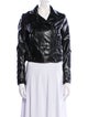 Blanc Noir Faux Leather Biker Jacket