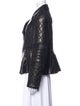 Blanc Noir Leather Biker Jacket