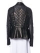 Blanc Noir Leather Biker Jacket