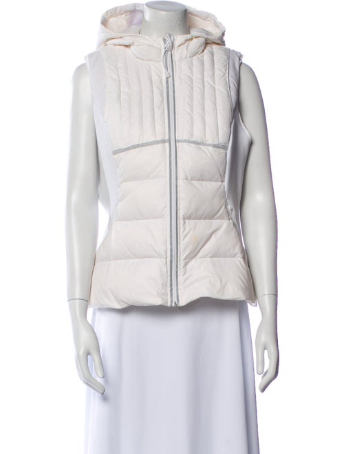 Blanc Noir Nylon Striped Down Coat