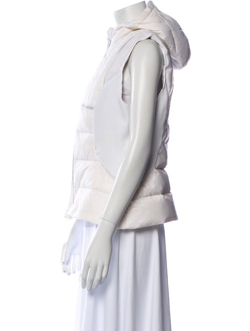 Blanc Noir Nylon Striped Down Coat