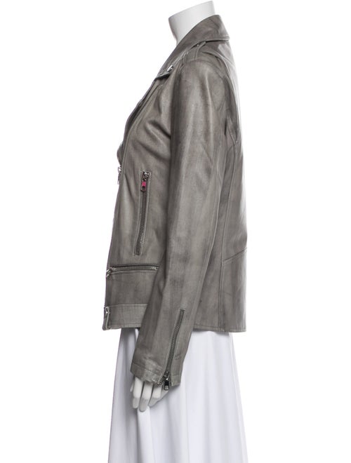 Blanc Noir Leather Biker Jacket