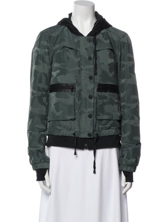 Blanc Noir Printed Bomber Jacket