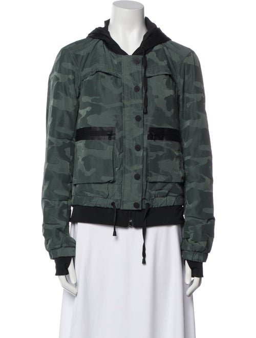 Blanc Noir Printed Bomber Jacket