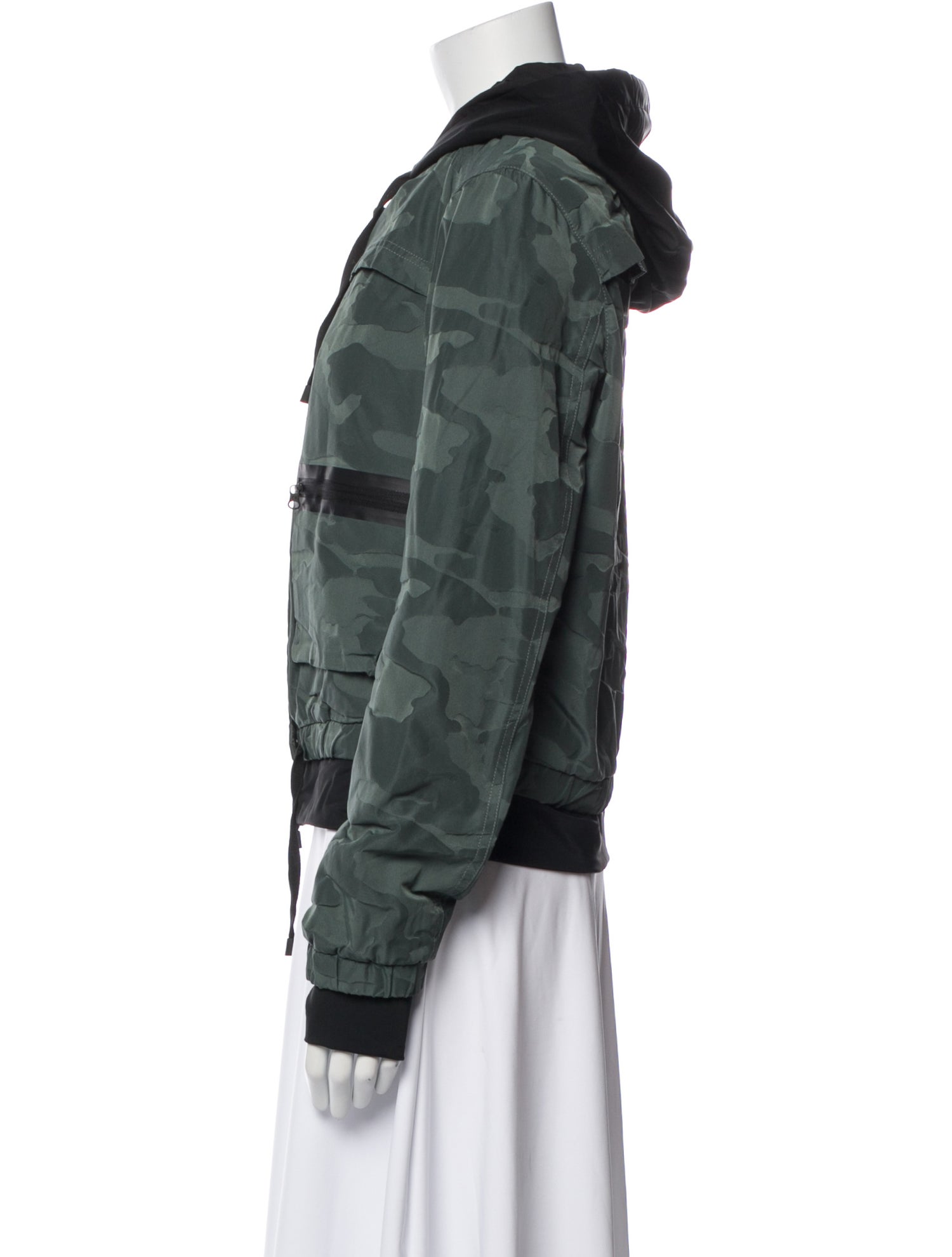 Blanc Noir Printed Bomber Jacket