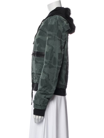 Blanc Noir Printed Bomber Jacket