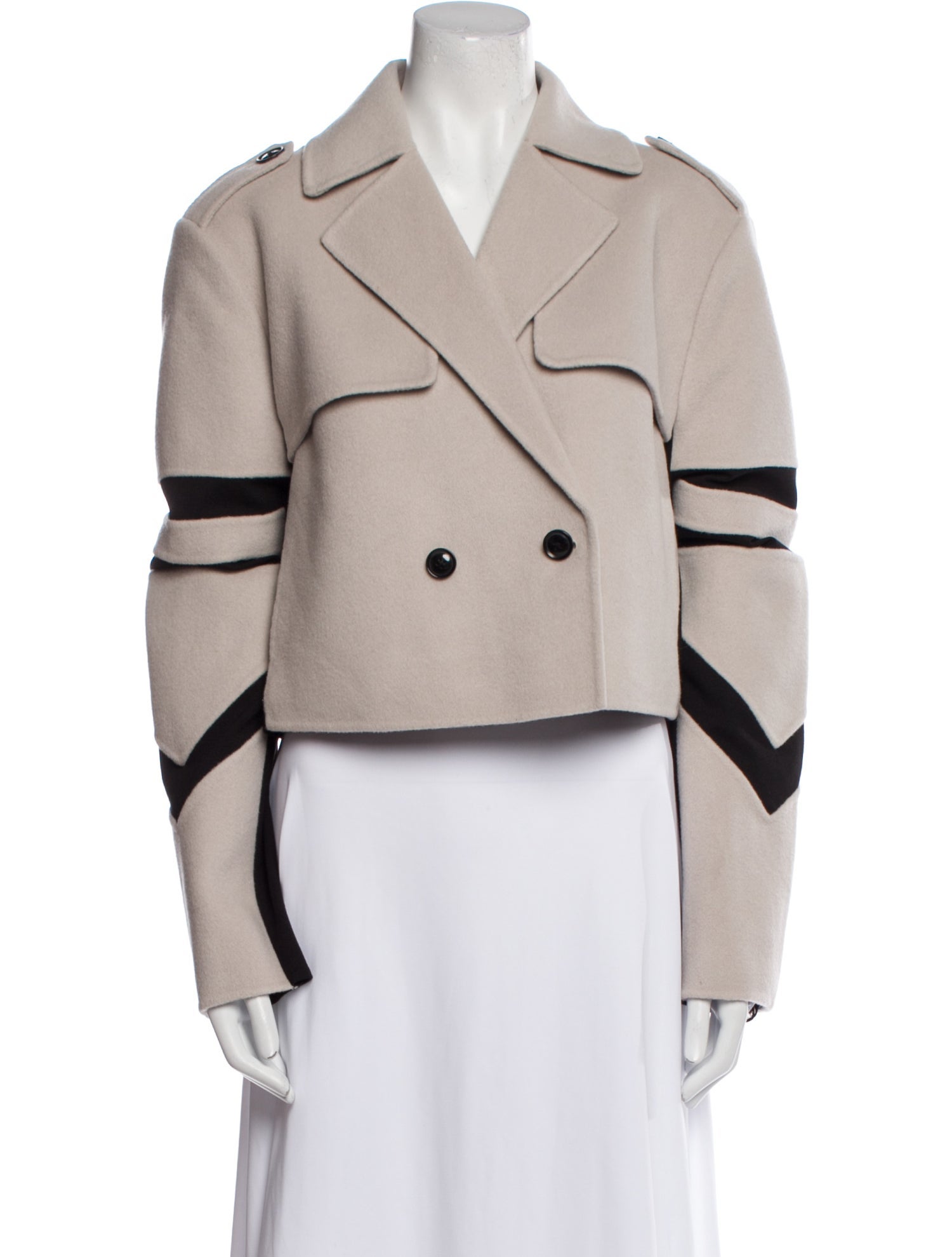 Blanc Noir Wool Bolero w/ Tags