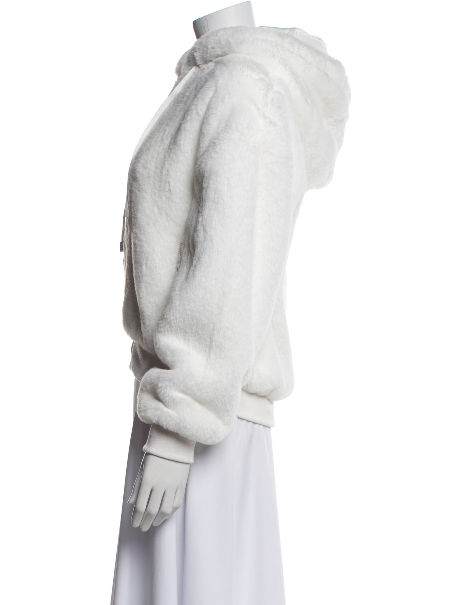 Blanc Noir Faux Fur Jacket