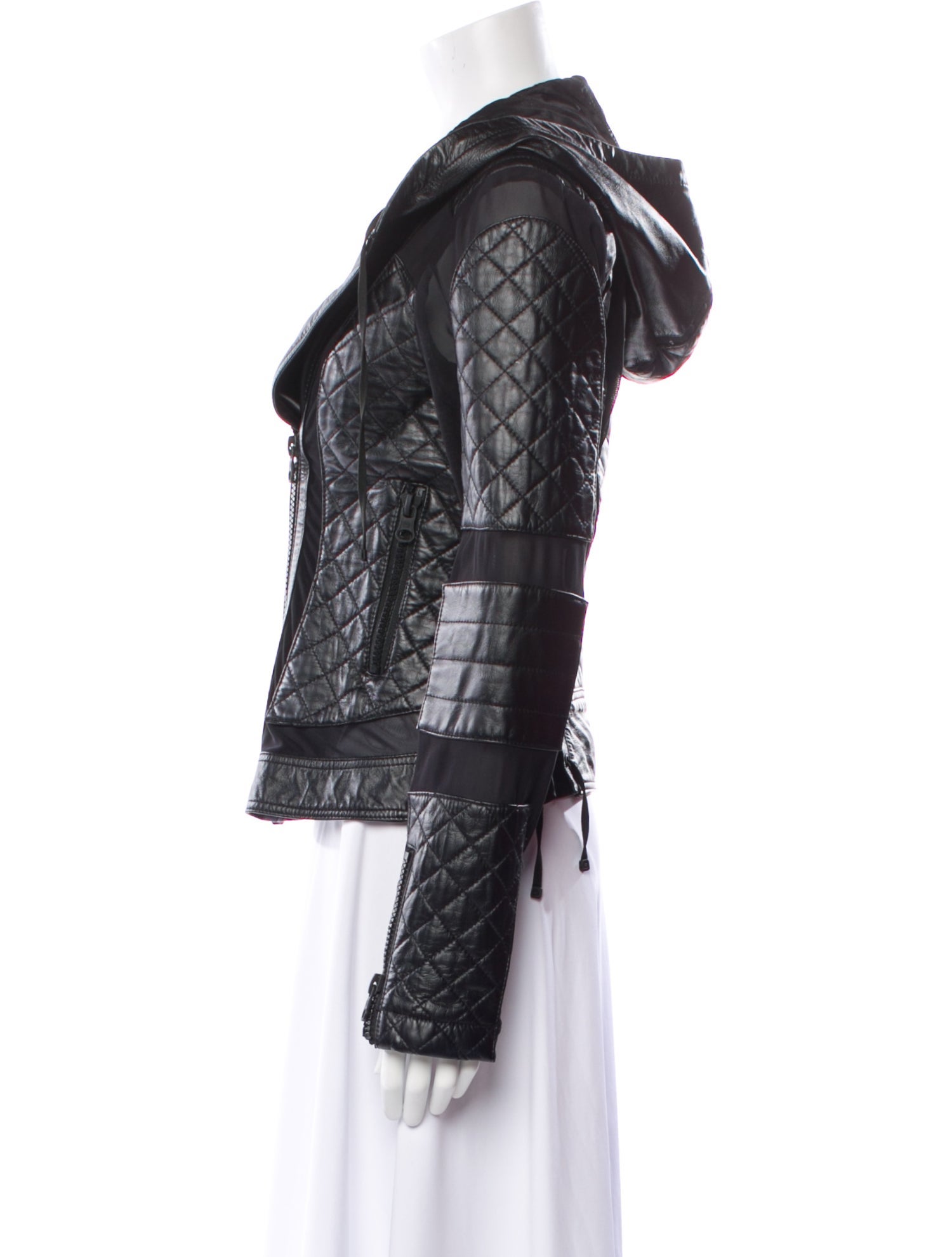 Blanc Noir Leather Biker Jacket