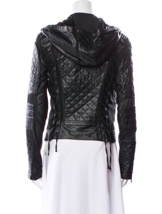 Blanc Noir Leather Biker Jacket