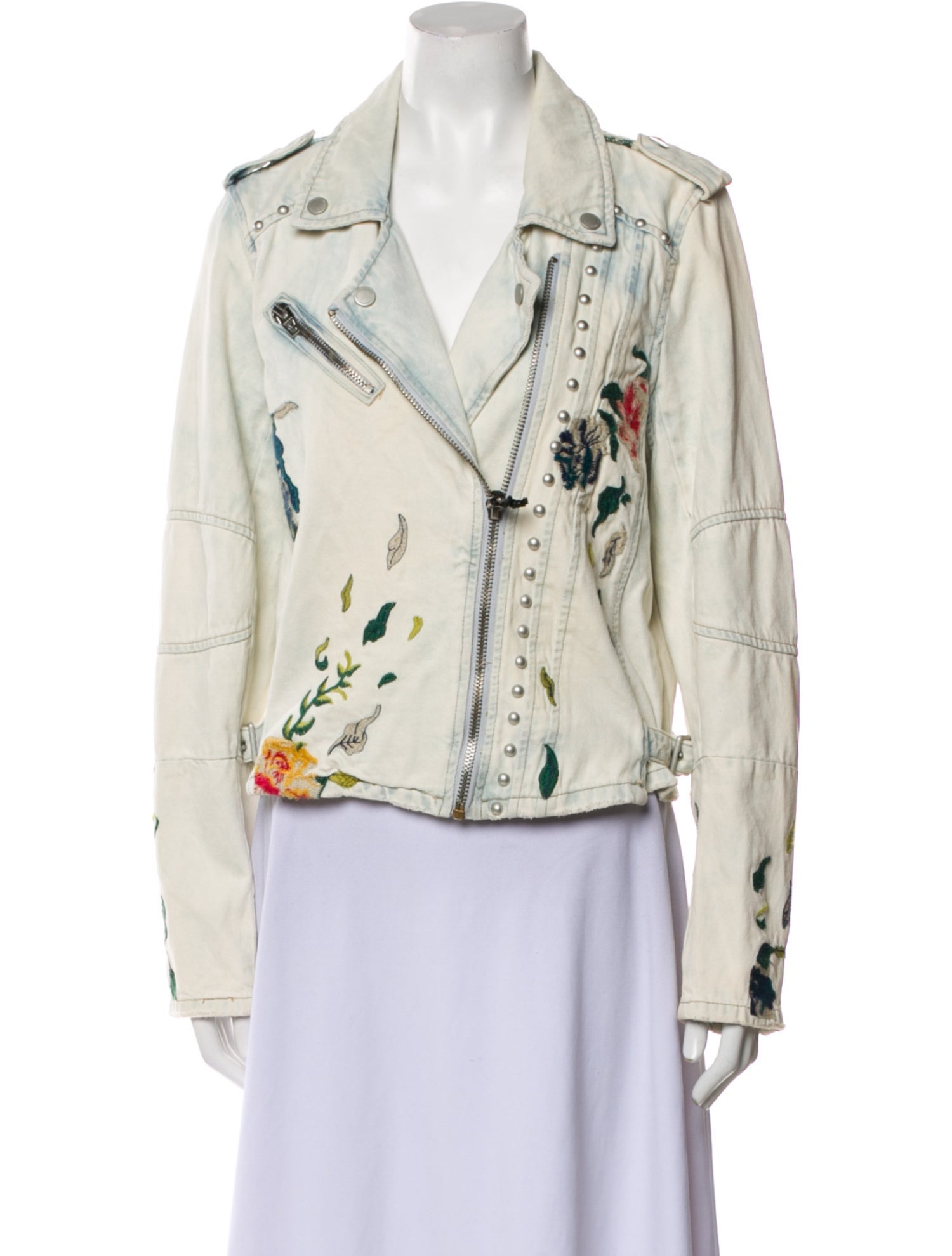 Blank NYC Printed Biker Jacket