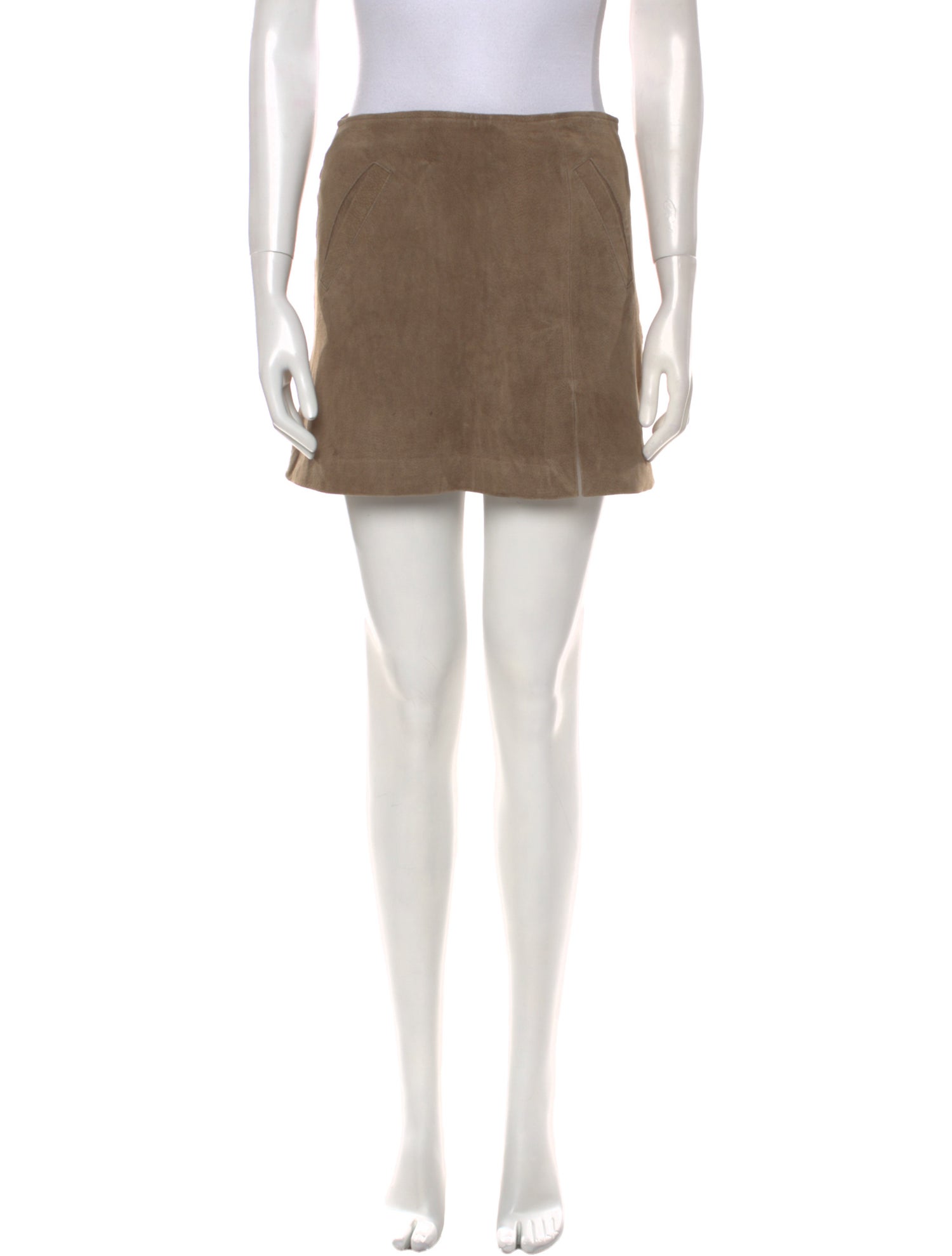 Blank NYC Leather Mini Skirt