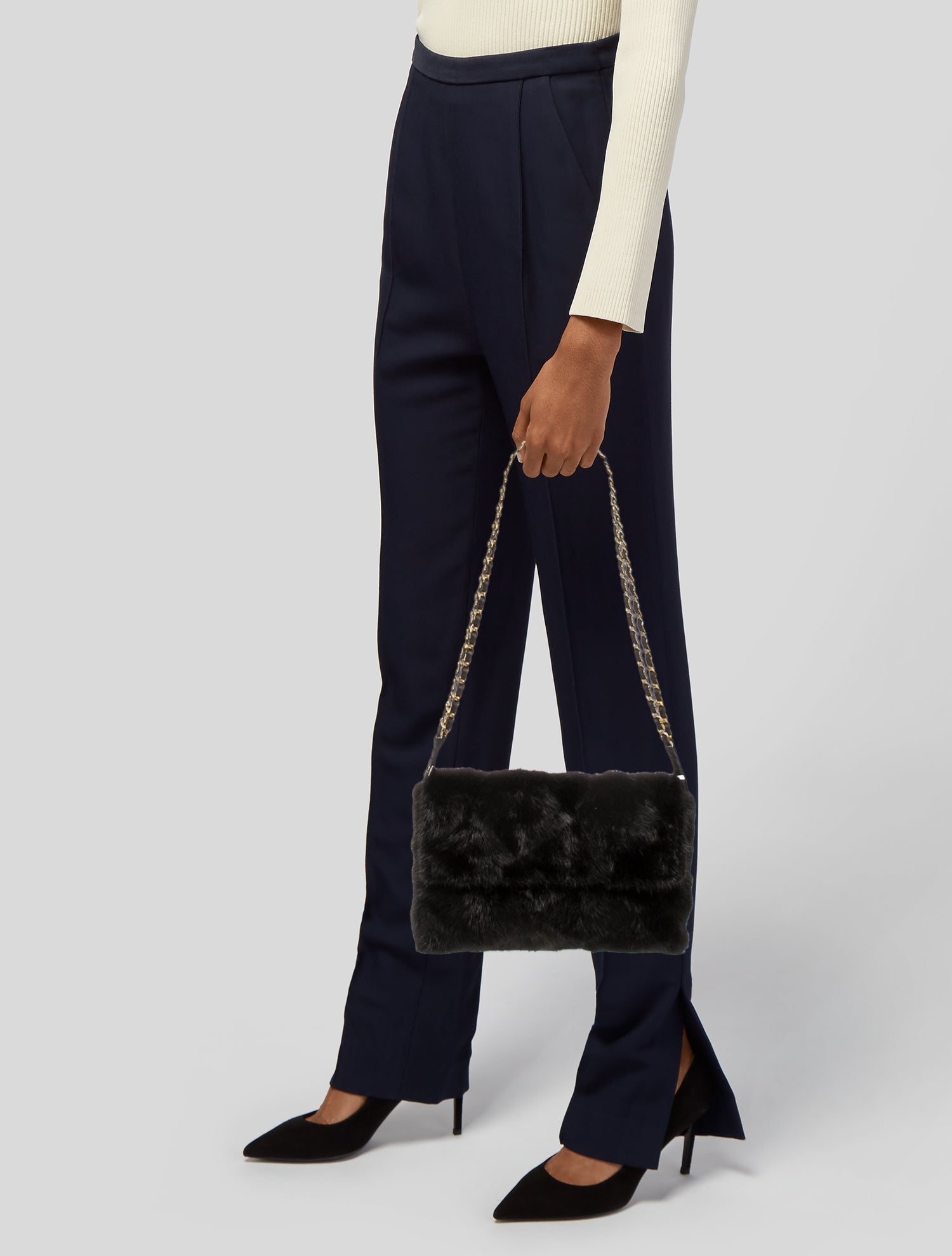 Bloomingdale's Ponyhair Shoulder Bag