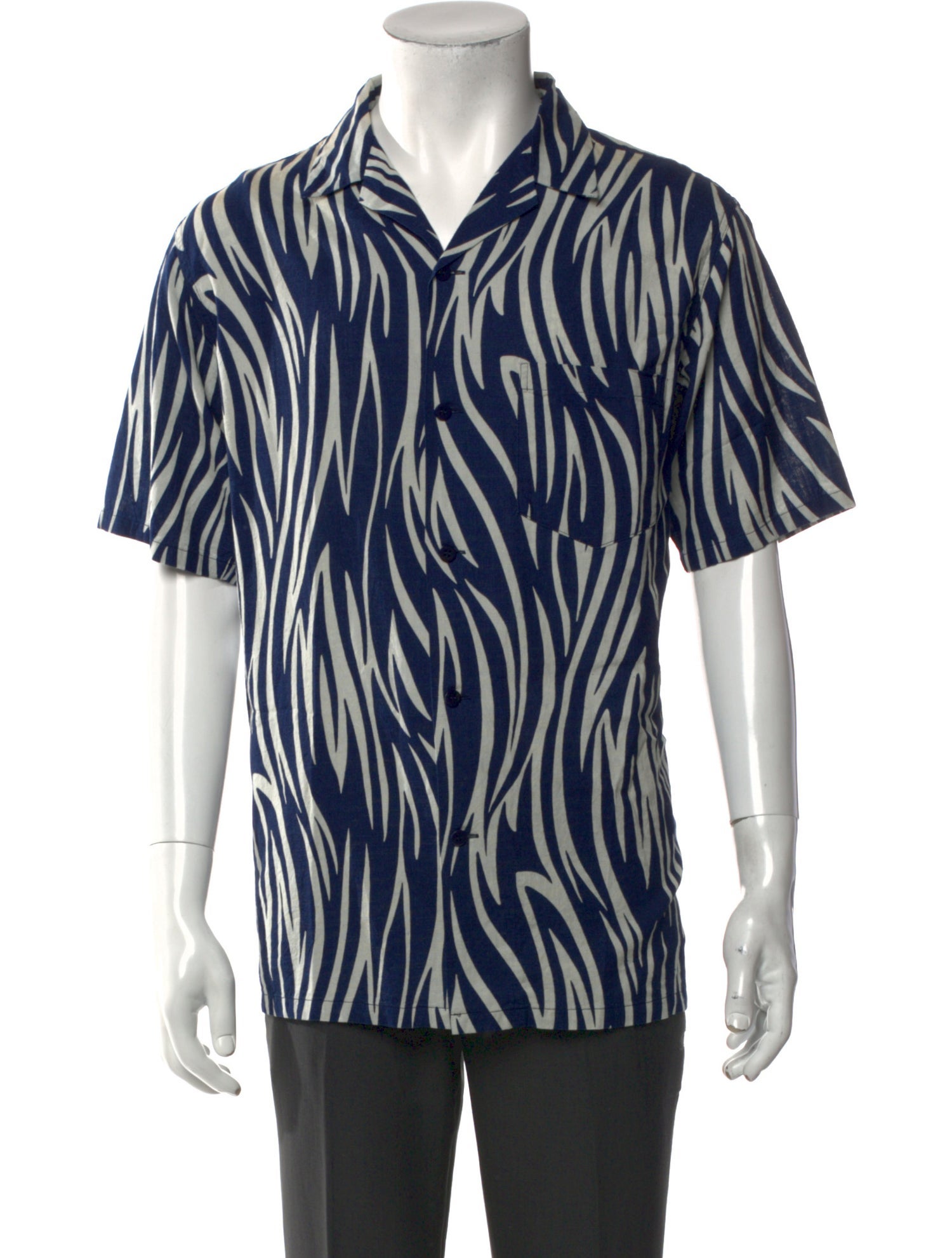 Blue Blue Japan Striped Short Sleeve Shirt