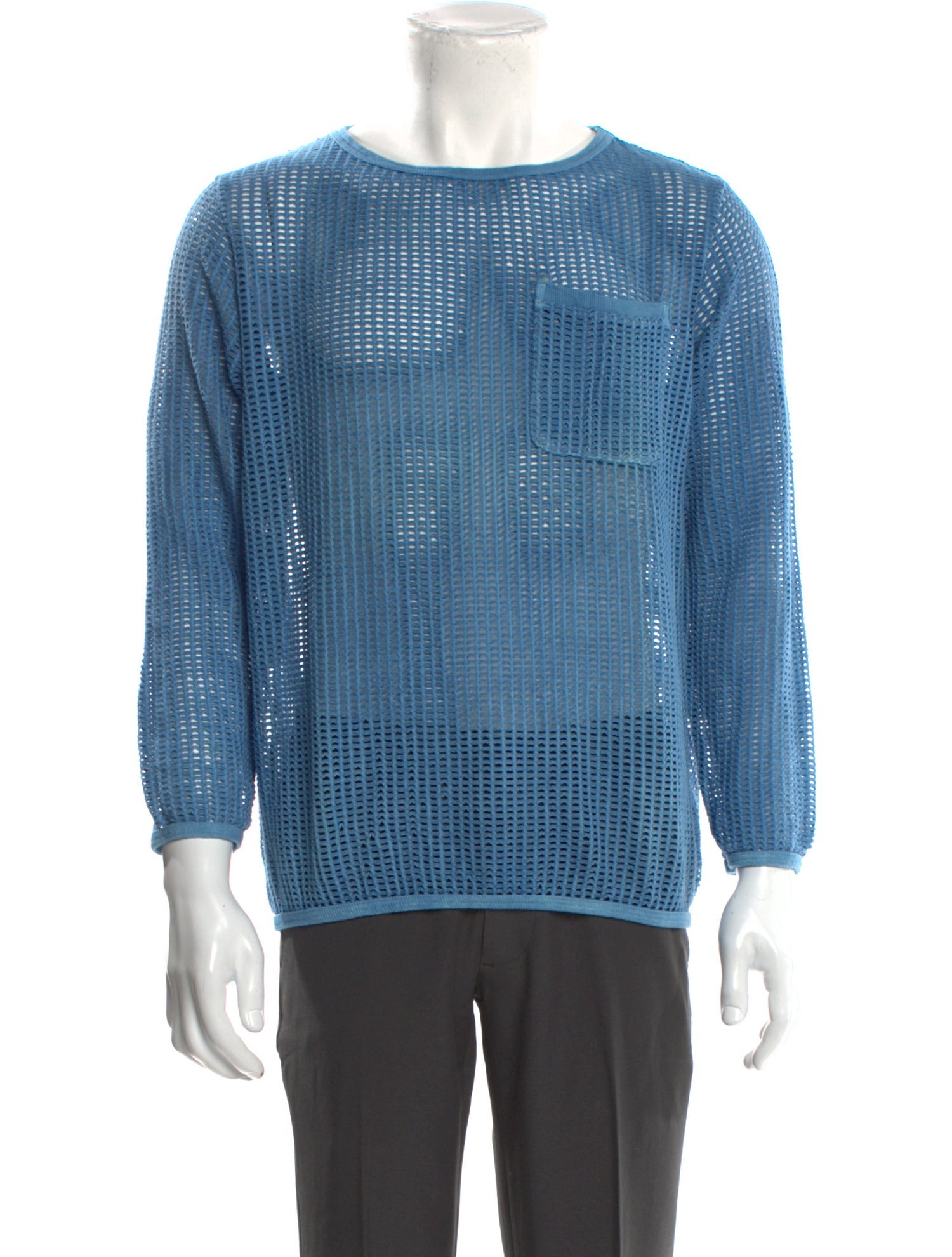 Blue Blue Japan Crew Neck Long Sleeve Pullover