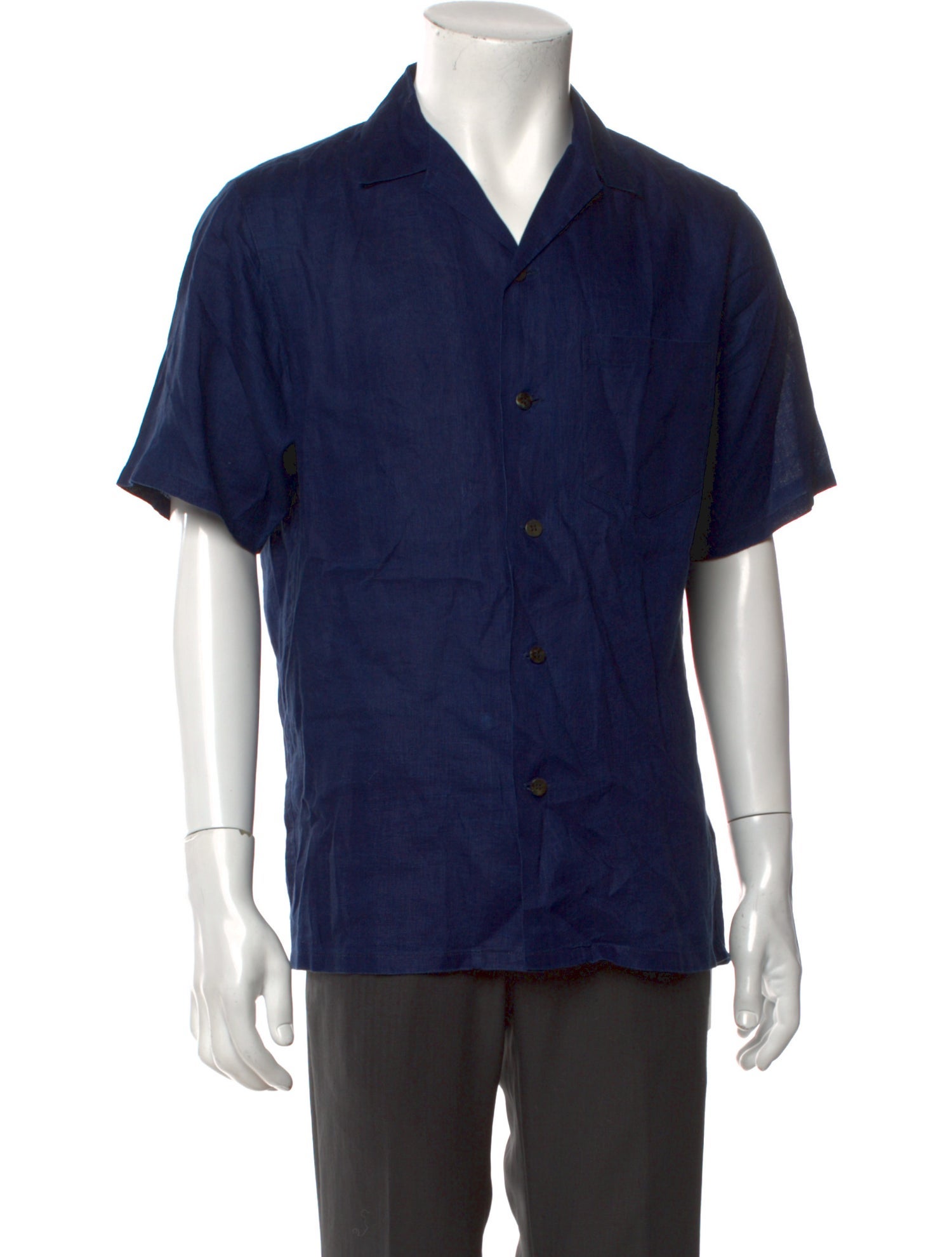 Blue Blue Japan Linen Short Sleeve Shirt