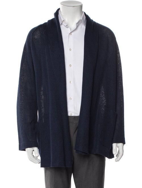 Blue Blue Japan Linen Open Front Cardigan