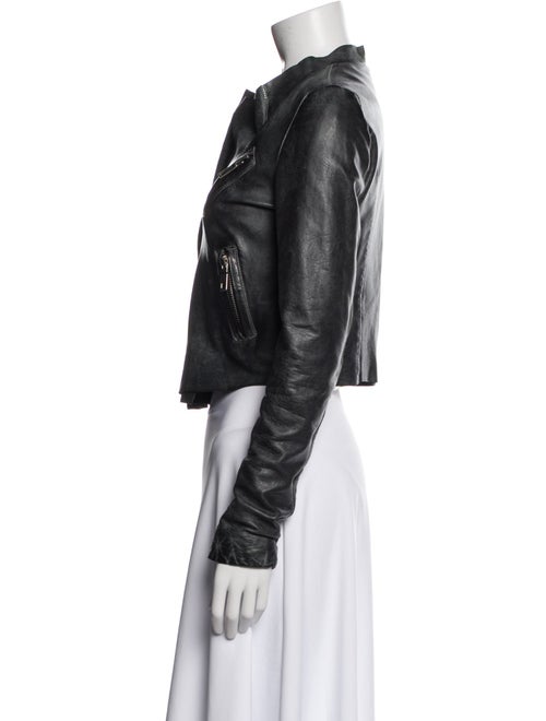 Blur Leather Biker Jacket