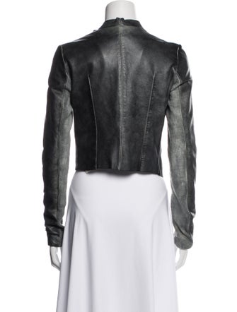 Blur Leather Biker Jacket