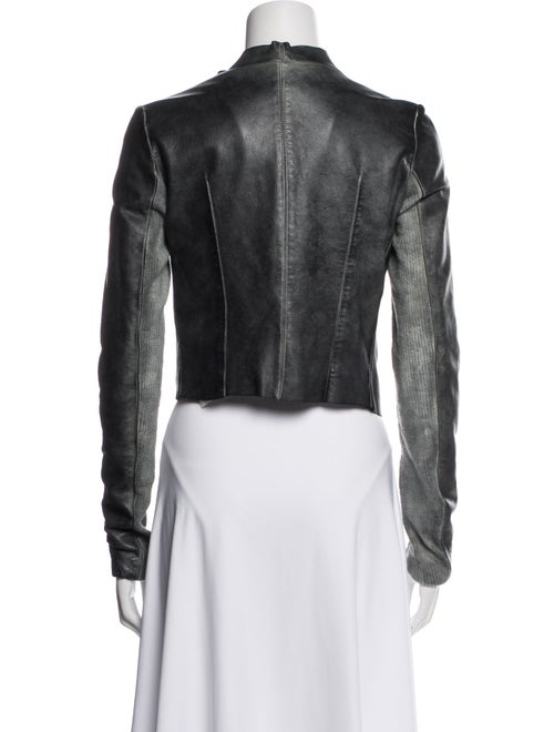 Blur Leather Biker Jacket