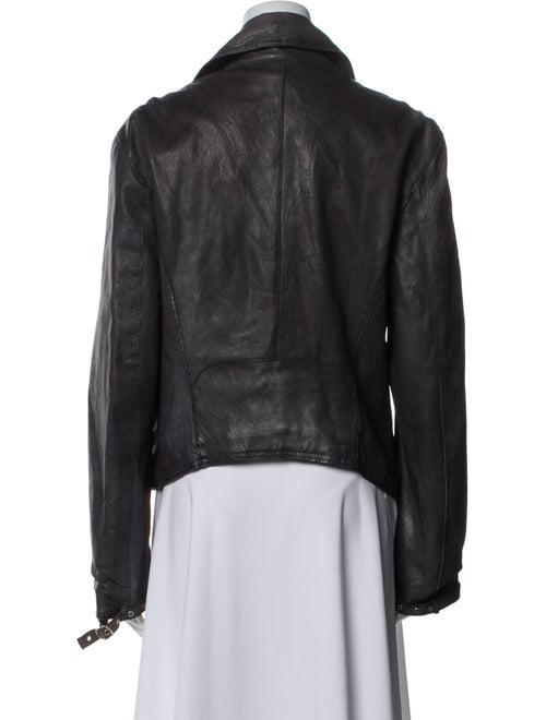 Blur Leather Biker Jacket