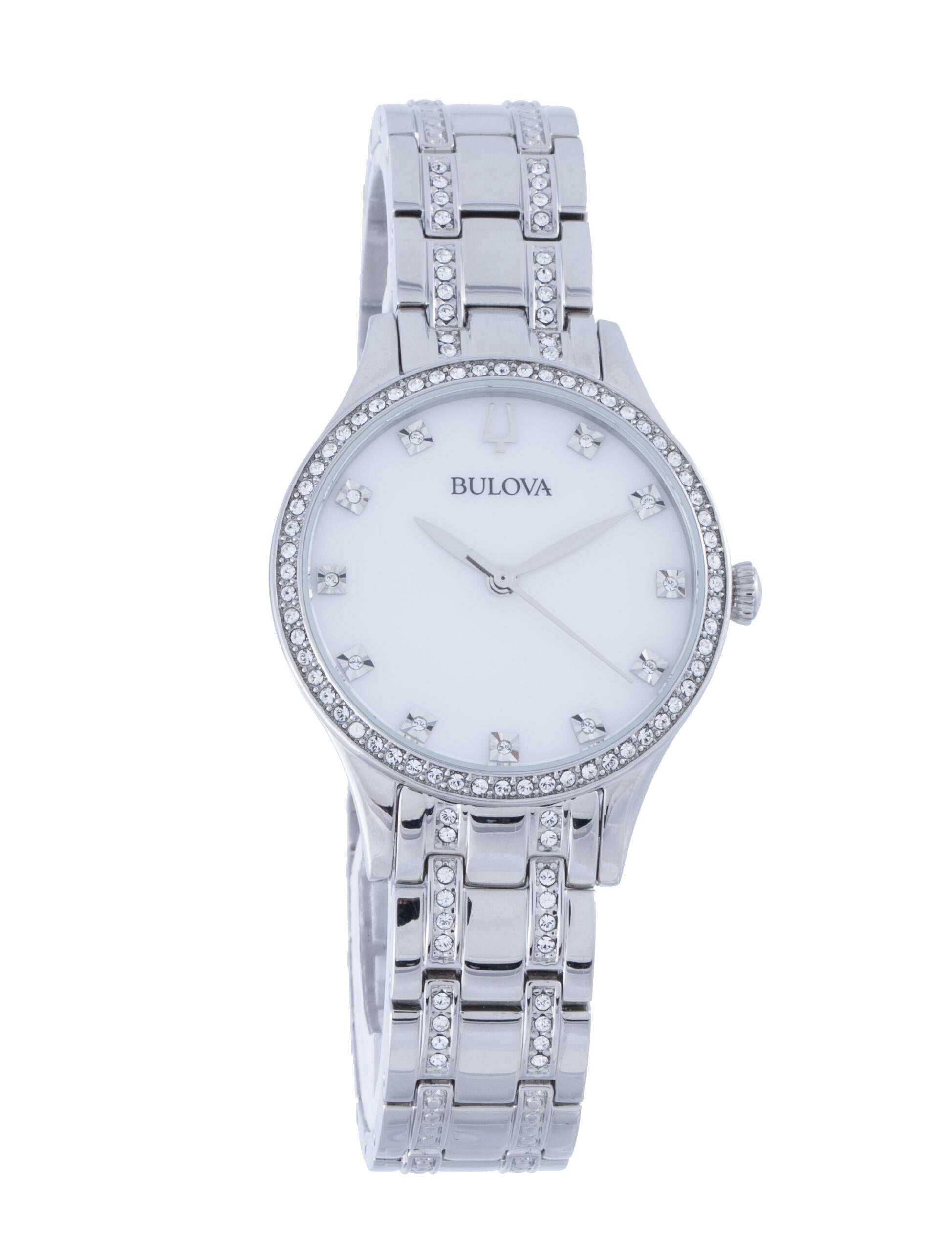 Bulova Crystal Watch & Bracelet Set