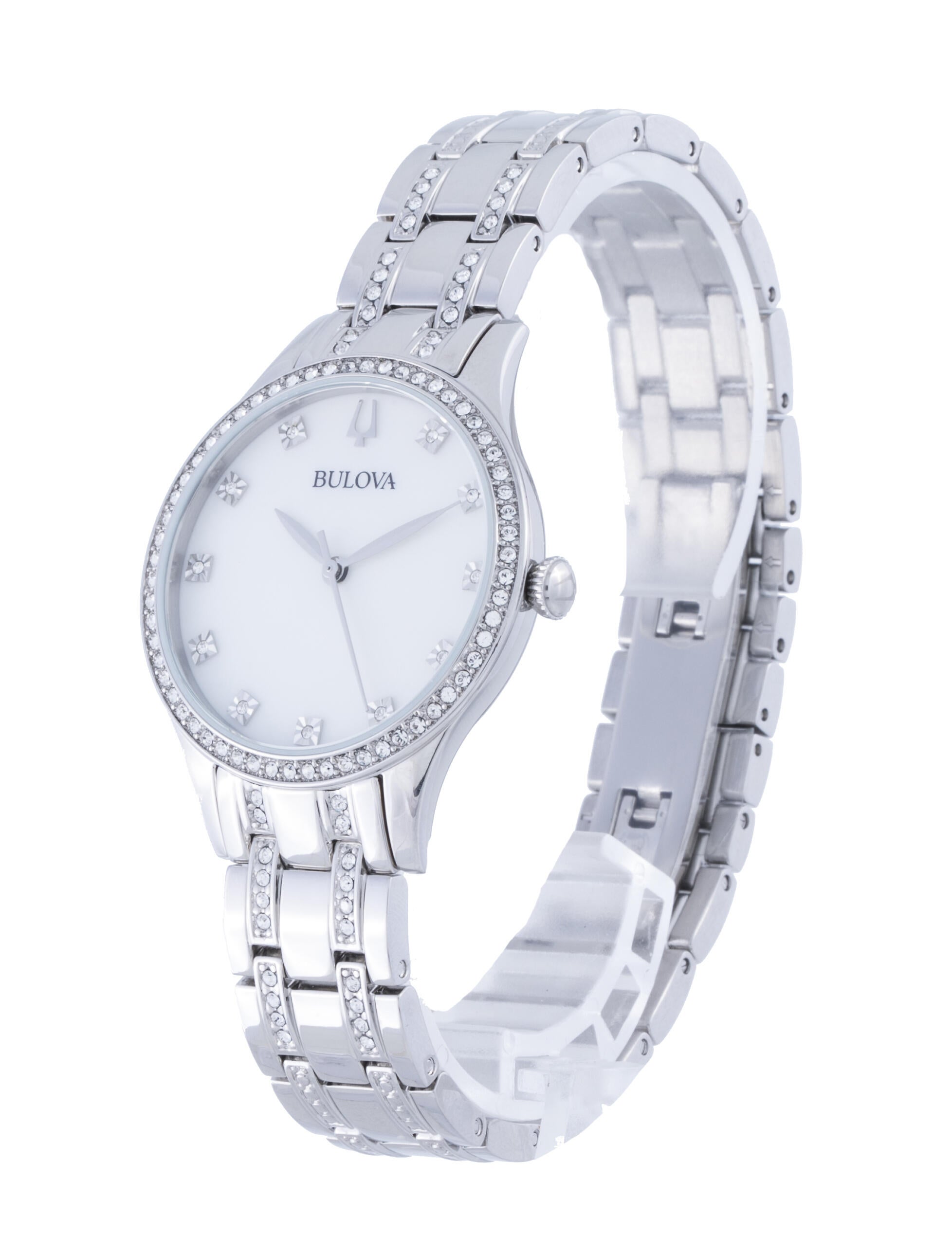 Bulova Crystal Watch & Bracelet Set