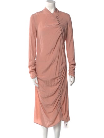 Marco Rambaldi V-Neck Midi Length Dress