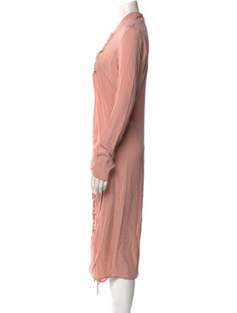 Marco Rambaldi V-Neck Midi Length Dress