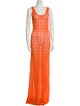 Marco Rambaldi Printed Long Dress