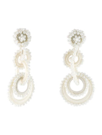 Bibi Marini Beaded Earclip Drop Earrings