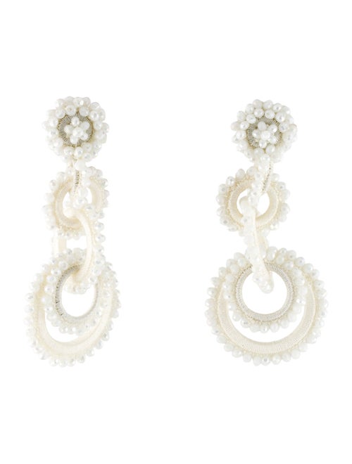 Bibi Marini Beaded Earclip Drop Earrings