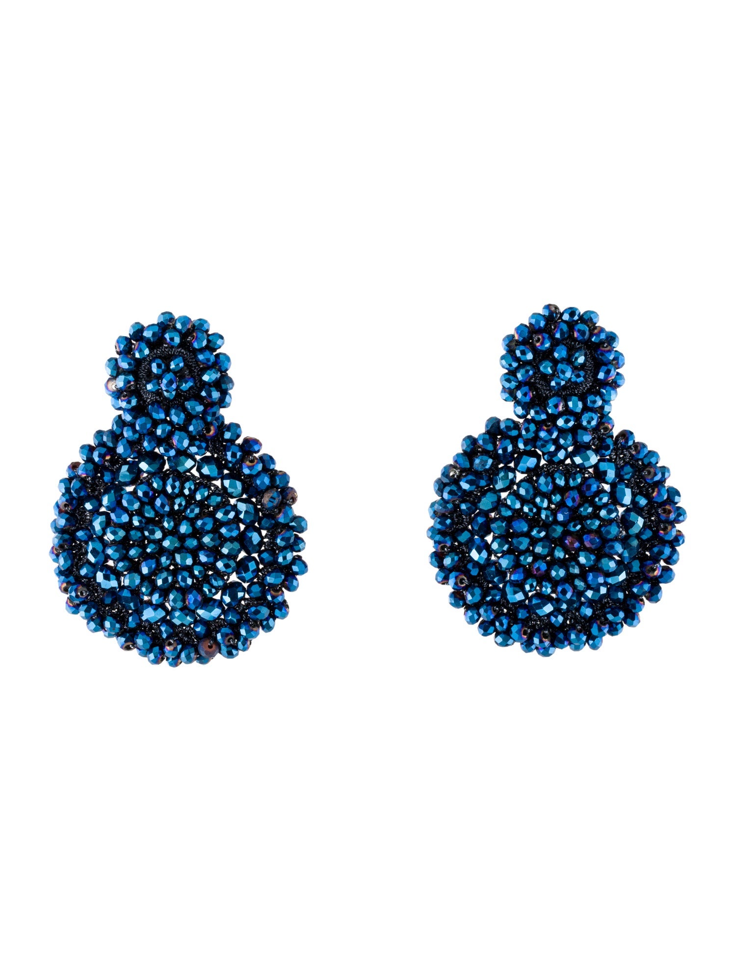 Bibi Marini Beaded Earclip Drop Earrings