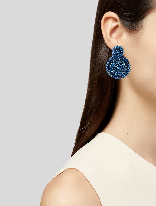 Bibi Marini Beaded Earclip Drop Earrings