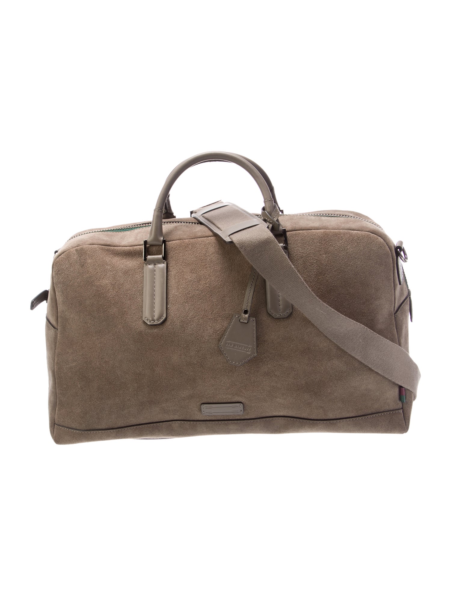 Ben Minkoff Leather-Trim Suede Weekender
