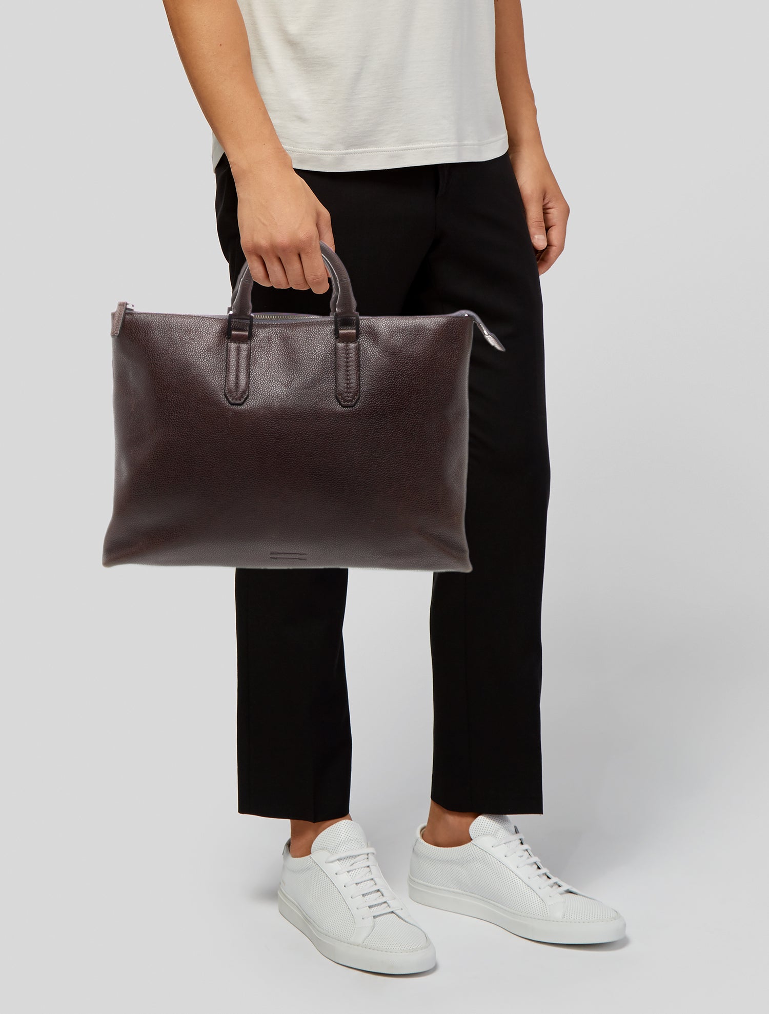 Ben Minkoff Leather Weekender Bag