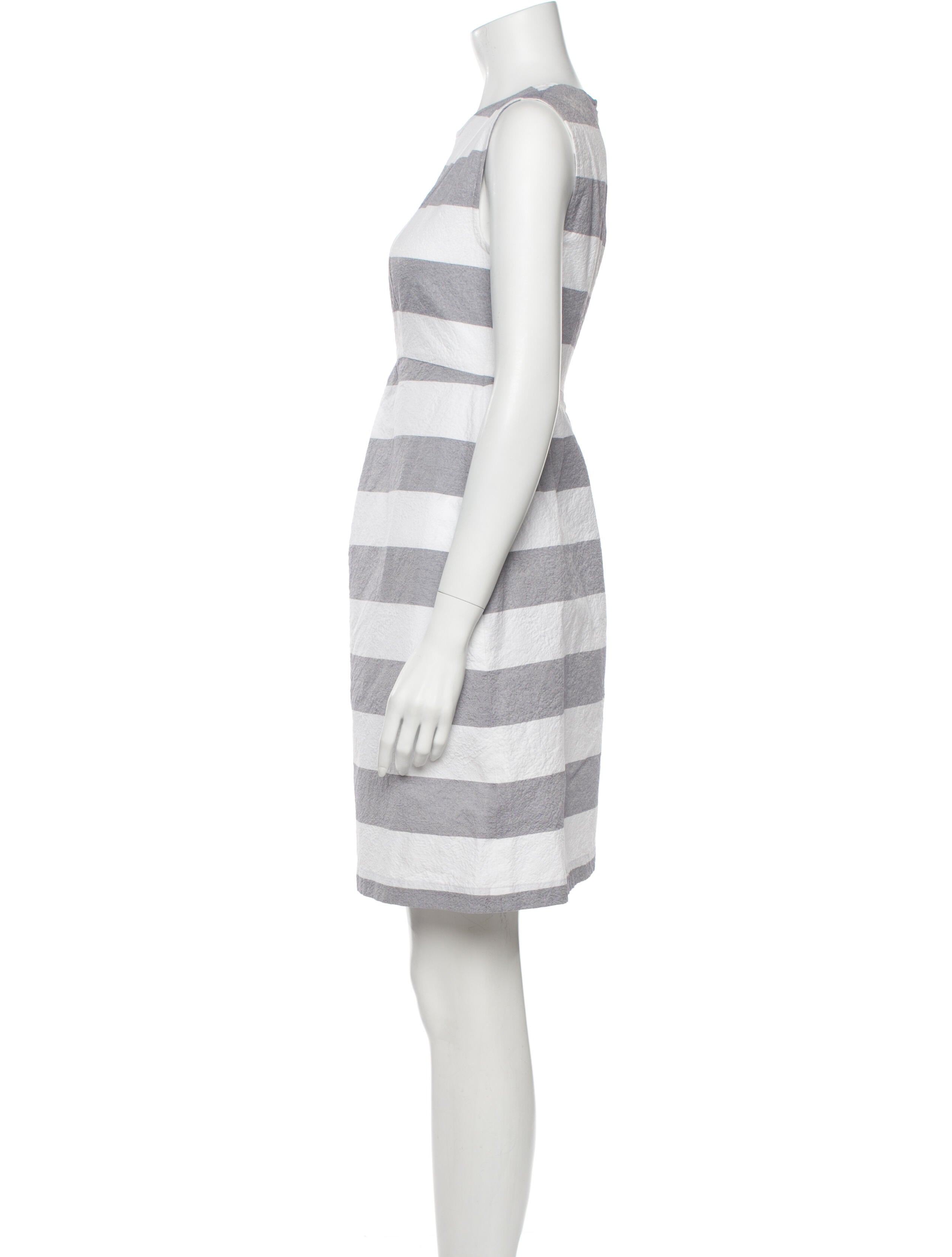 Bruno Manetti Striped Mini Dress