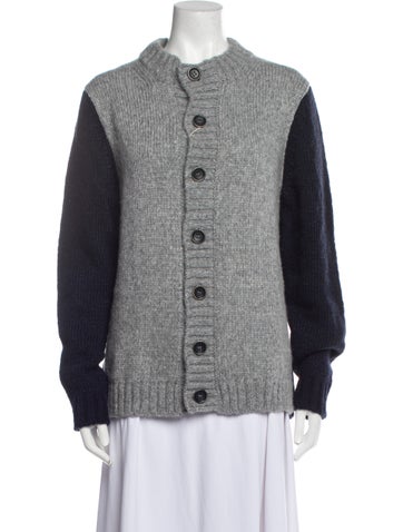 Bruno Manetti Knitwear Alpaca Colorblock Pattern Sweater M