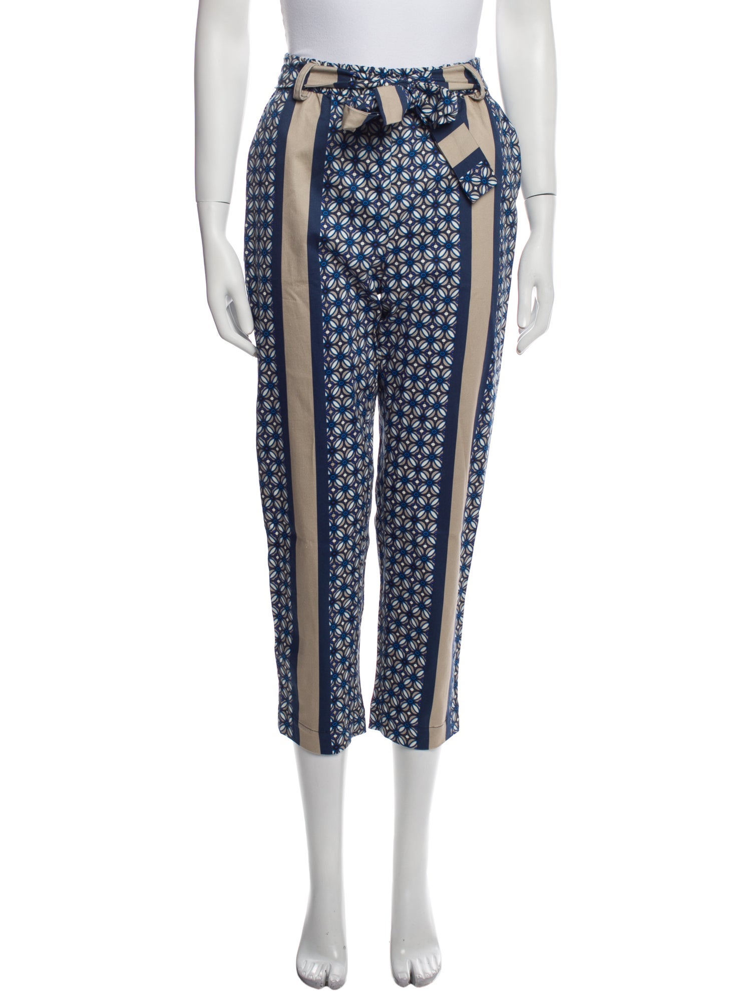 Bruno Manetti Printed Straight Leg Pants w/ Tags