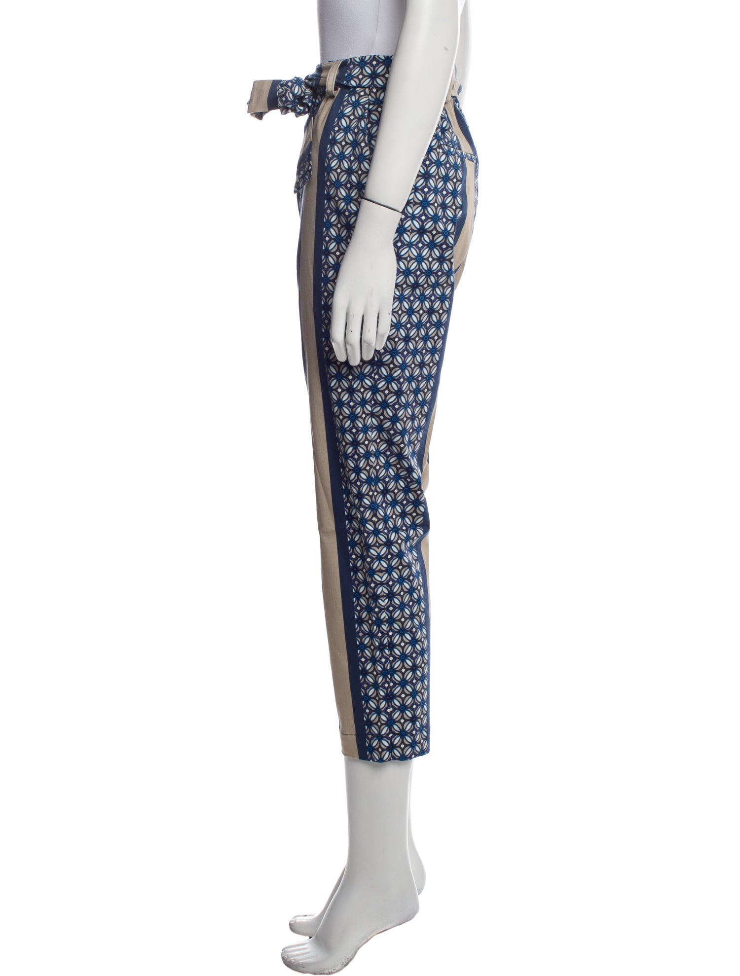 Bruno Manetti Printed Straight Leg Pants w/ Tags