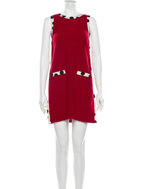 Boutique Moschino Wool Mini Dress Wool