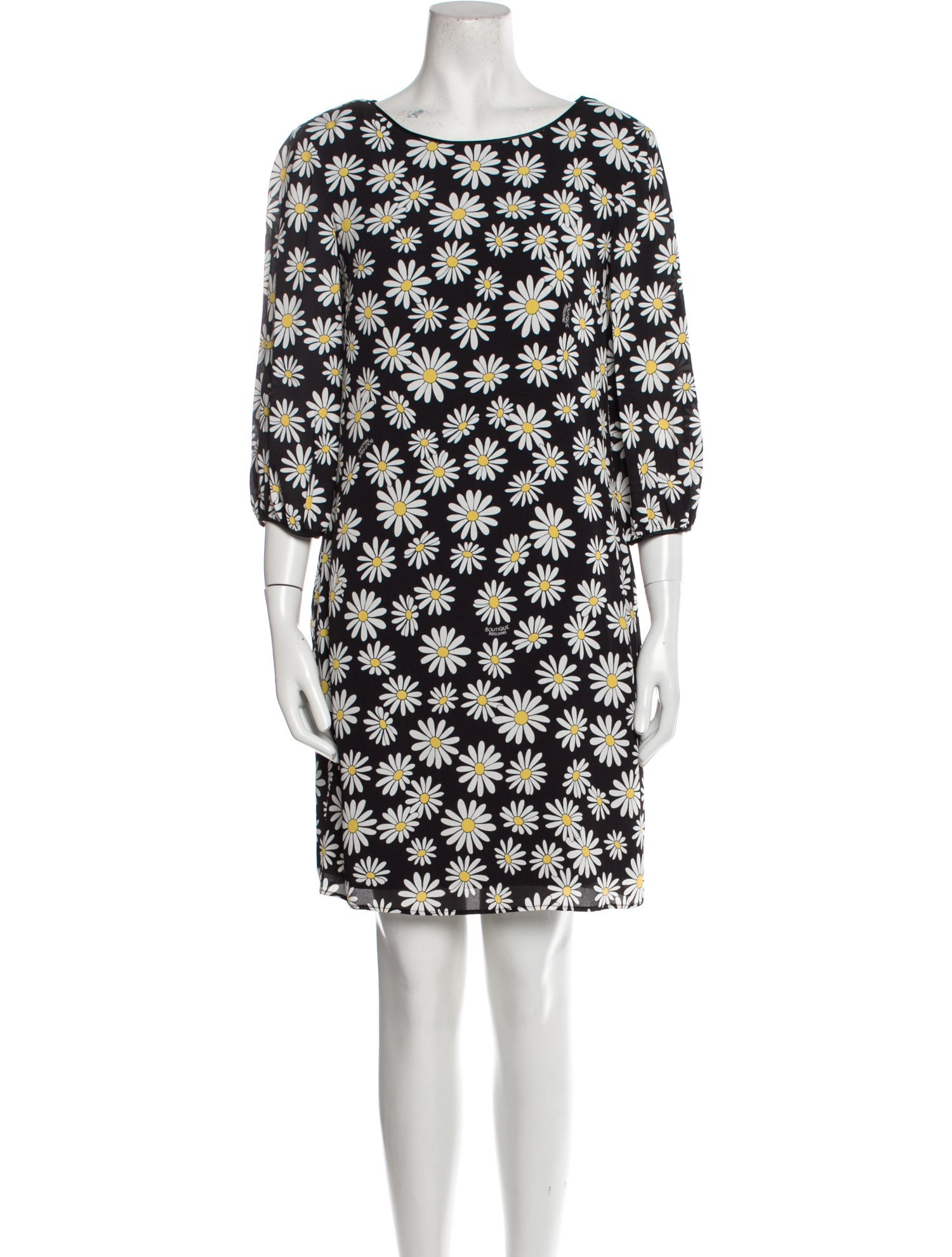 Boutique Moschino Floral Print Mini Dress