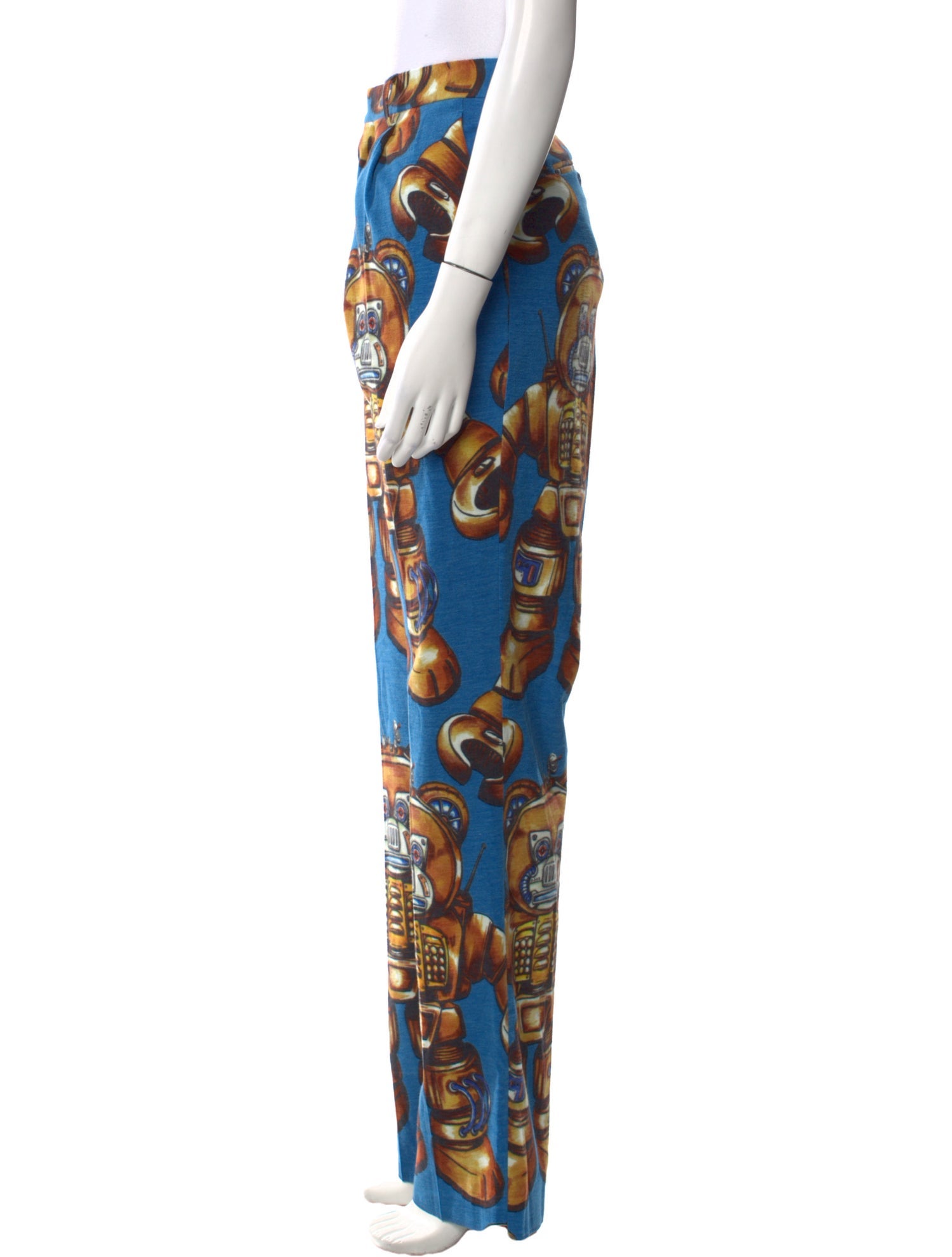 Boutique Moschino Printed Wide Leg Pants