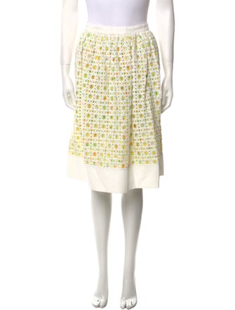 Boutique Moschino Patterned Knee-Length Skirt